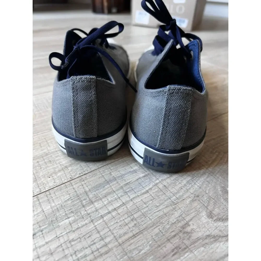Men’s converse sneakers grey size 10.5